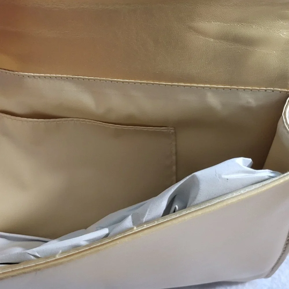 Pandora Metallic Gold Jewelry Clutch and Drawstring Dust Bag Set Travel Case